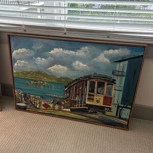 Beautiful oil painting of San Francisco